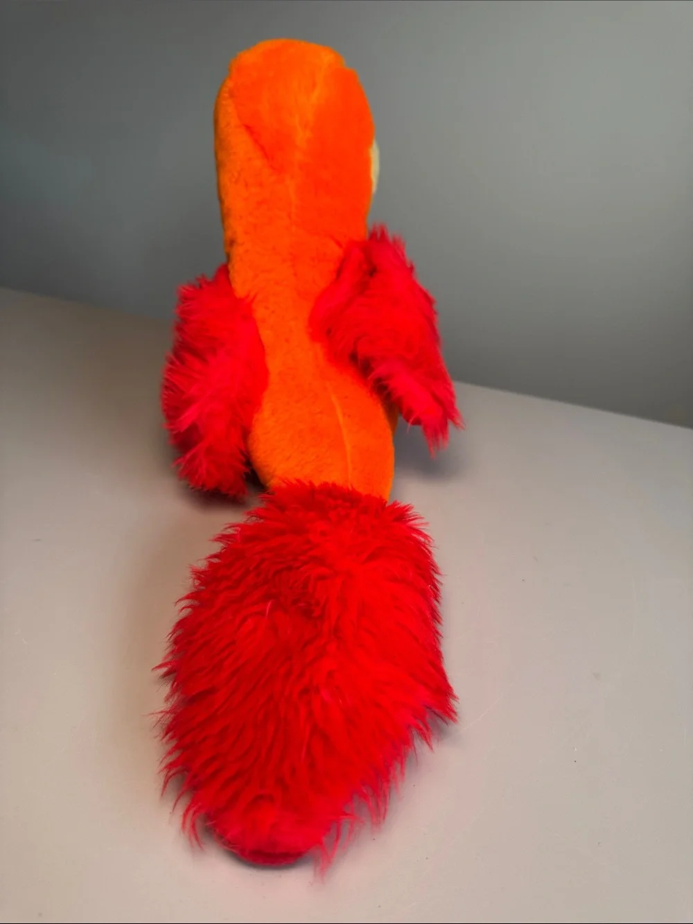 Applause Vintage 1981 Plush Orange Red Parrot Stuffed Toy